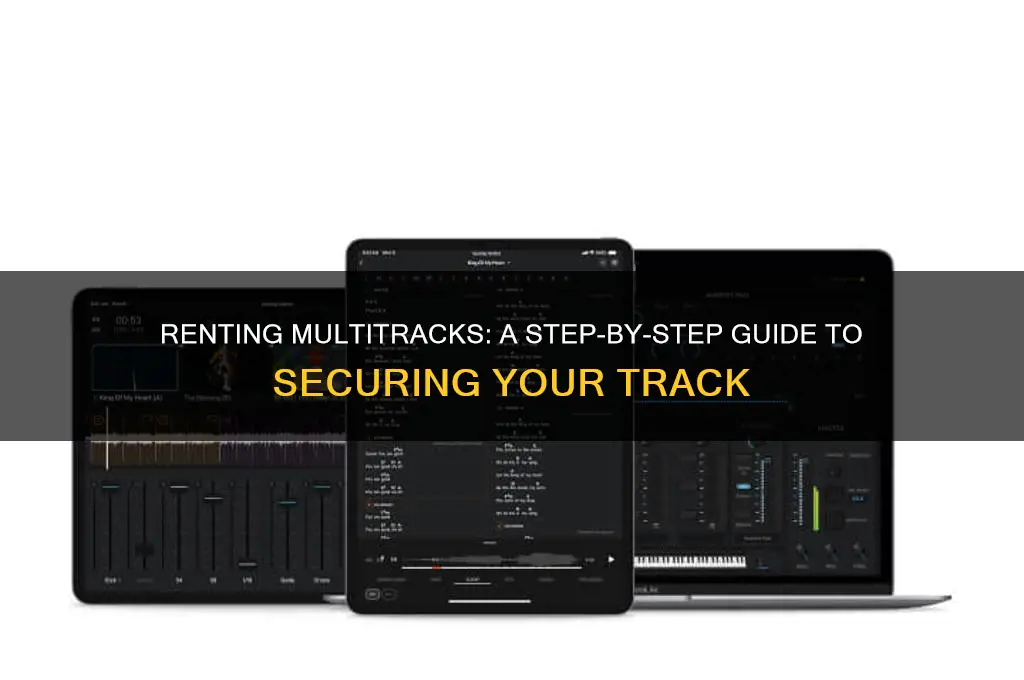 how to rent a track on multitracks