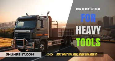 Renting a Truck for Heavy Tools: A Comprehensive Guide