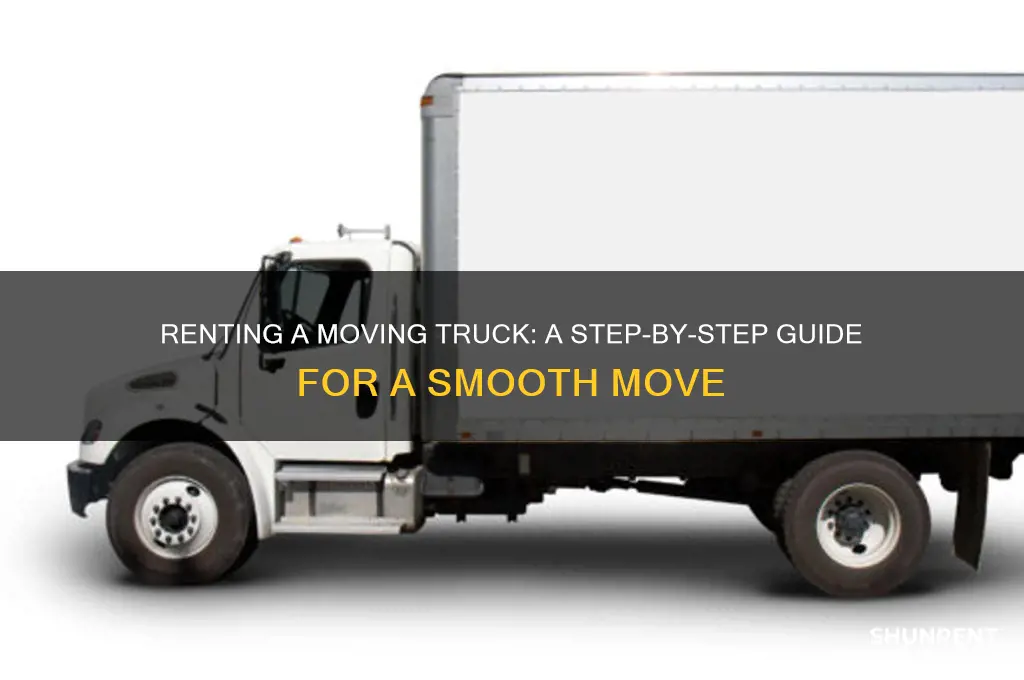 how to rent a truck for moving