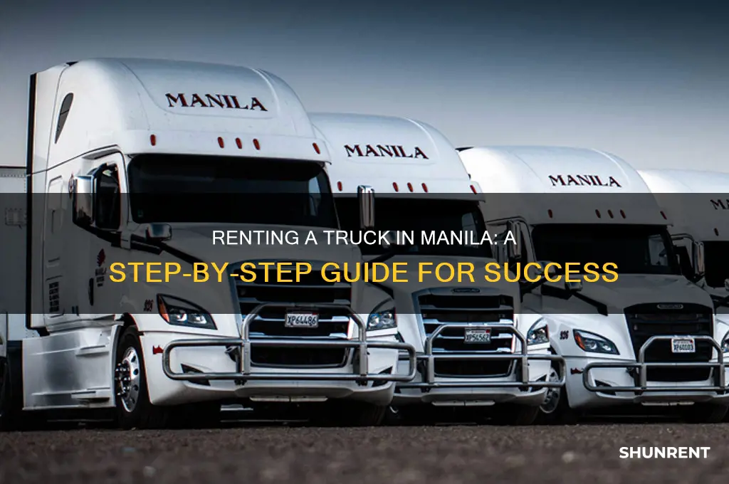 how to rent a truck in manila