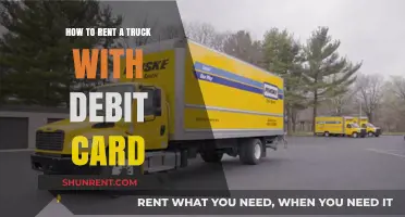 Renting a Truck with a Debit Card: A Simple Guide