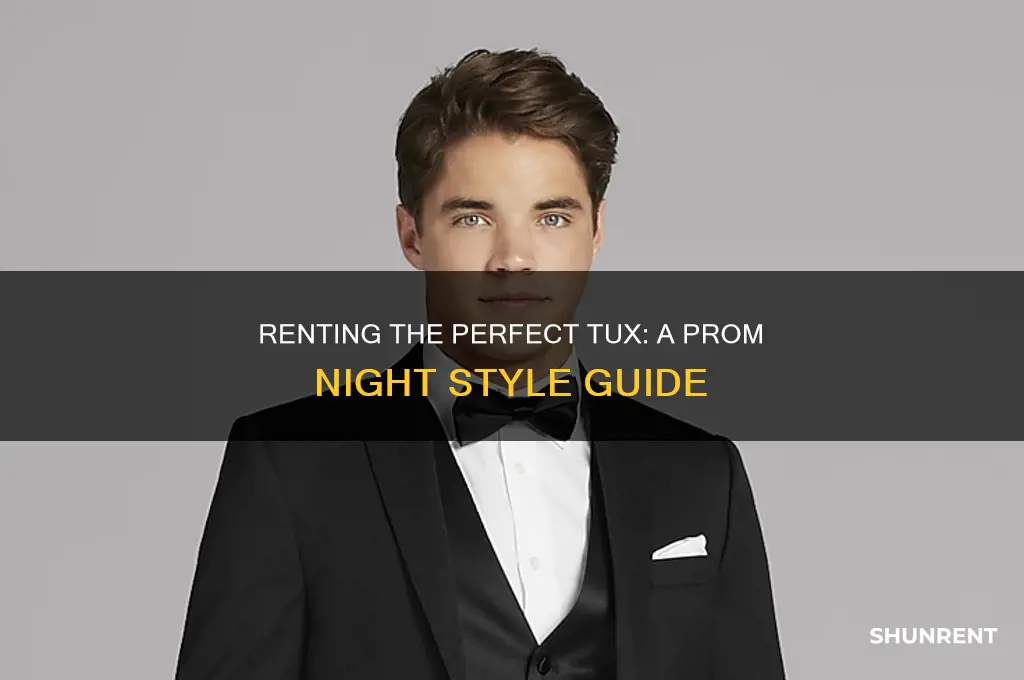 how to rent a tux for prom