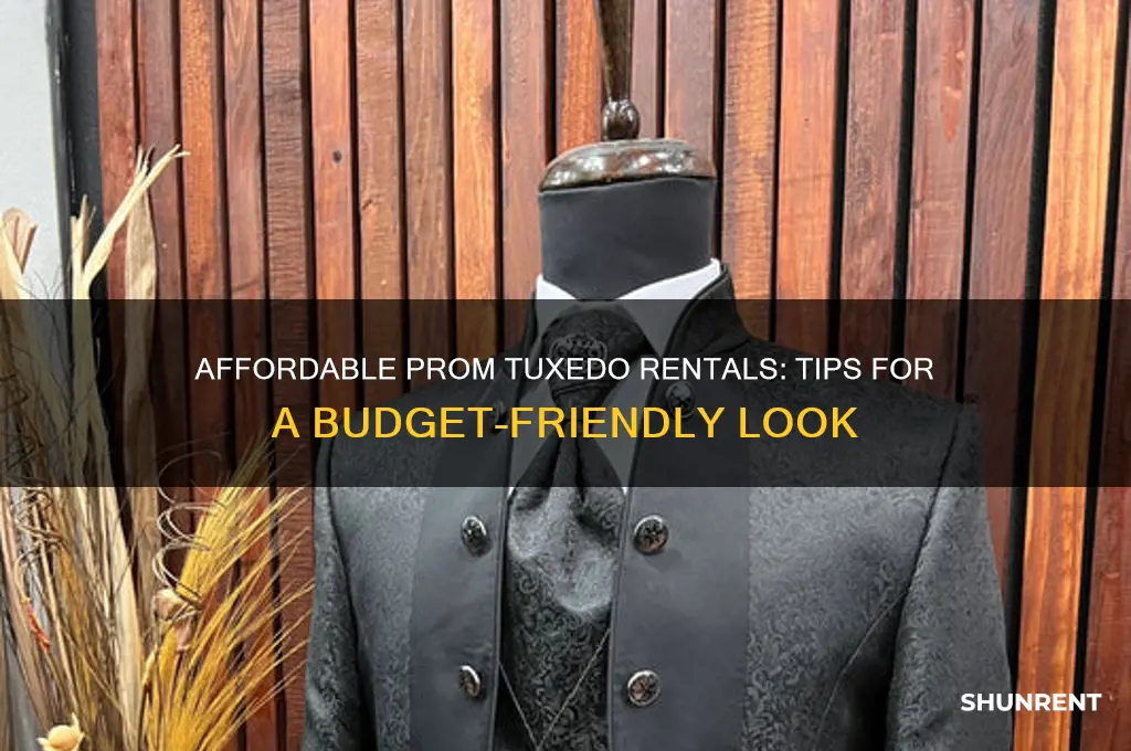 how to rent a tuxedo for prom cheap