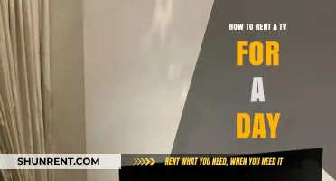 Renting a TV for a Day: Quick, Easy, and Affordable Tips
