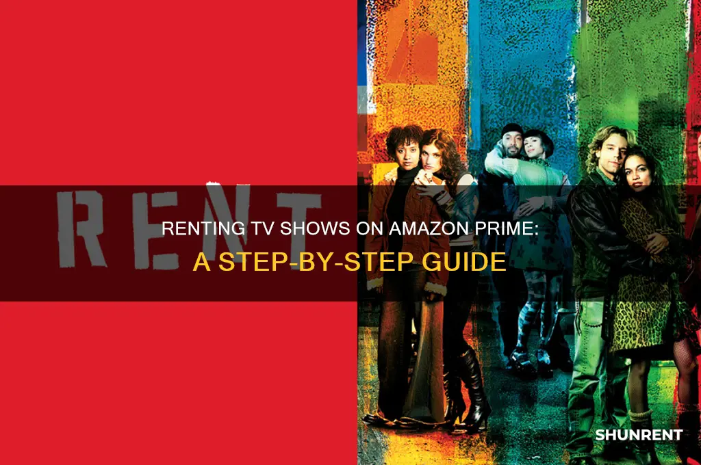 how to rent a tv show on amazon prime