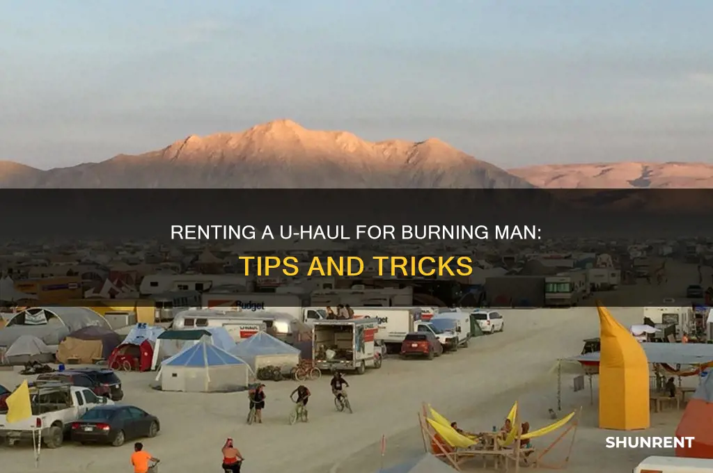 how to rent a uhail for burning man