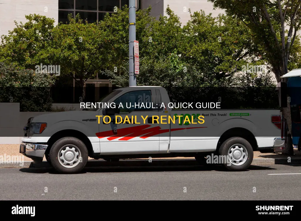how to rent a uhaul for a day