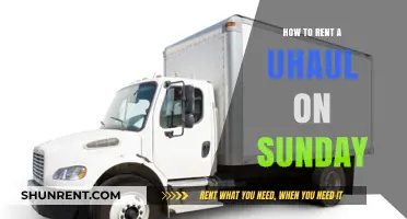 Renting a U-Haul on Sunday: Tips for a Smooth Move
