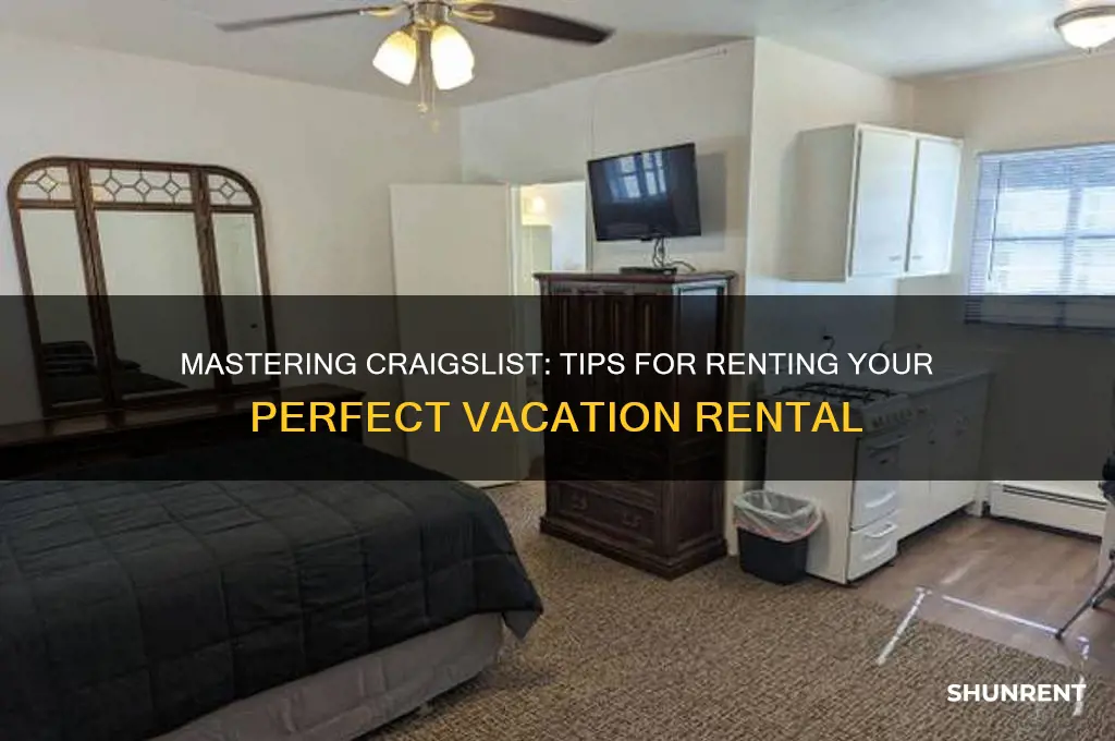 how to rent a vacation rental on craigslist