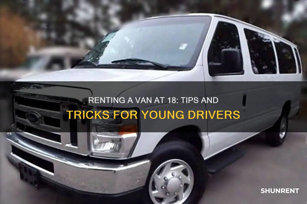 how to rent a van at 18