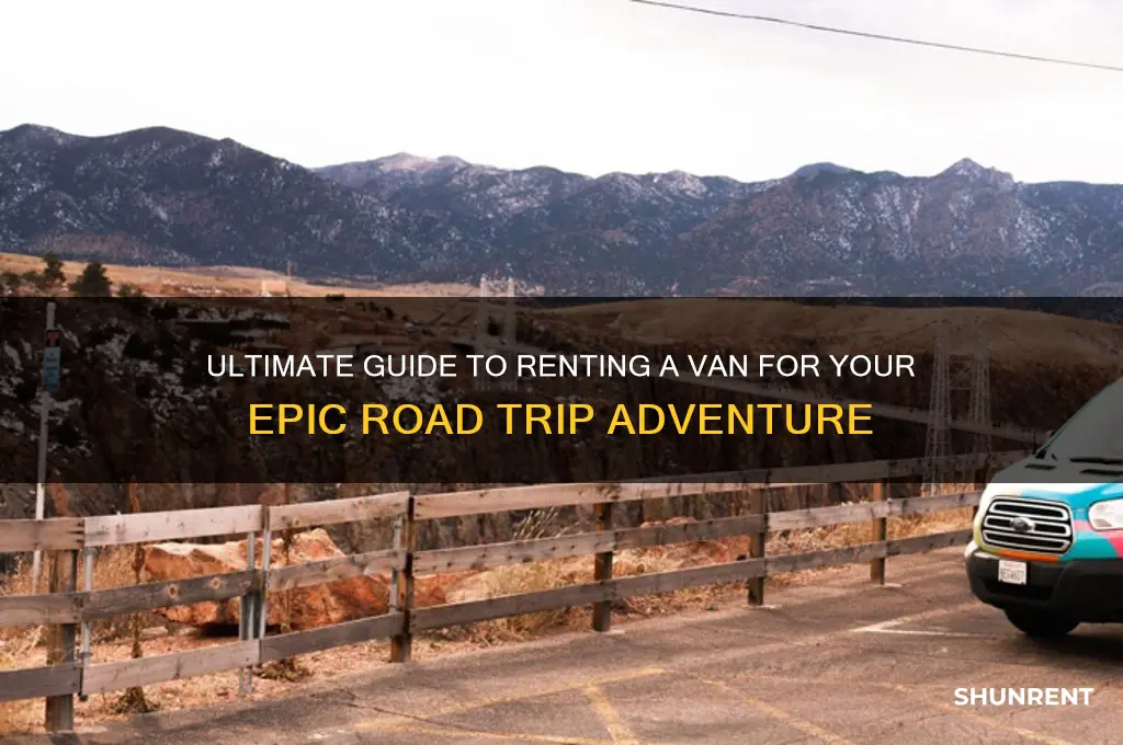 how to rent a van for a road trip