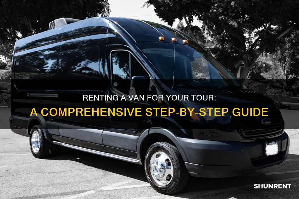 how to rent a van for tour