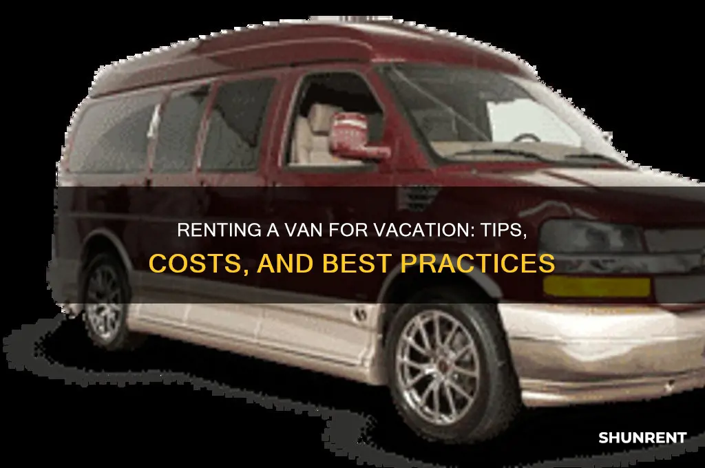 how to rent a van for vacation