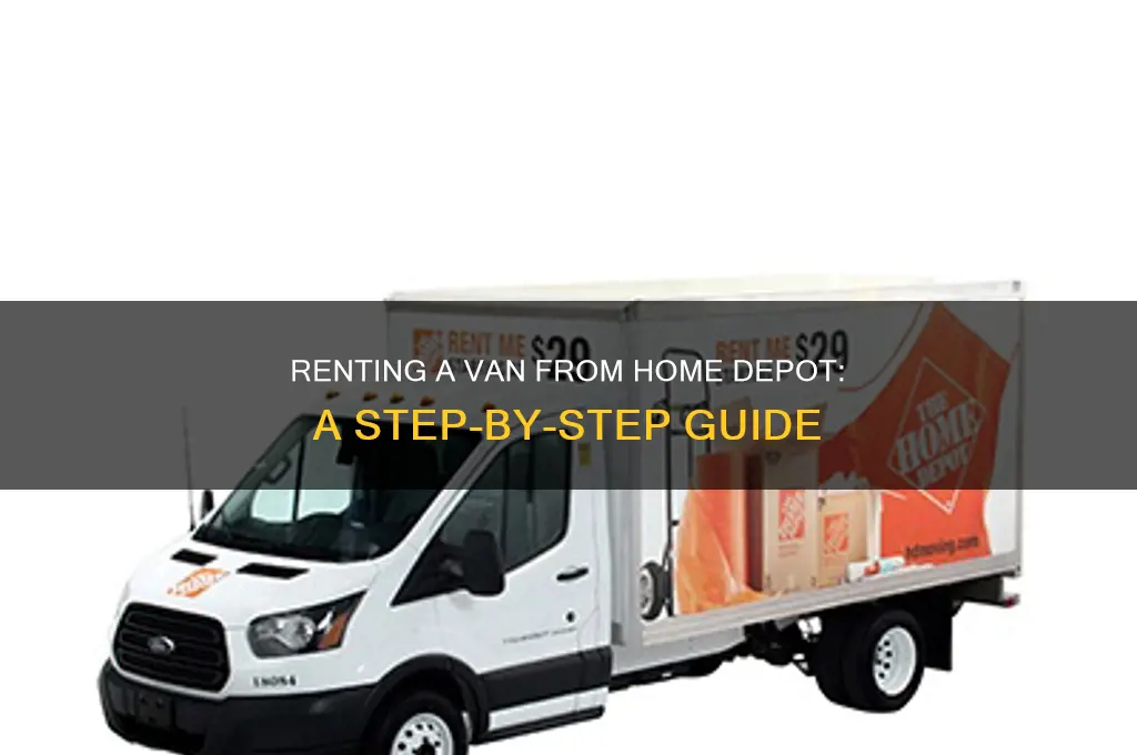 how to rent a van from homedepot