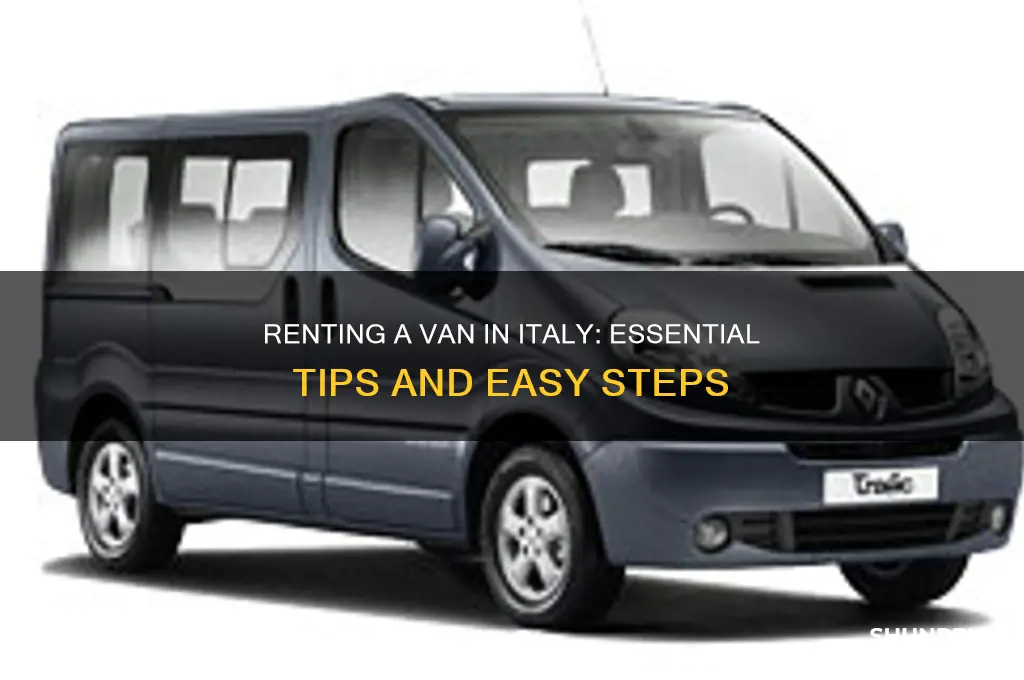 how to rent a van in italy