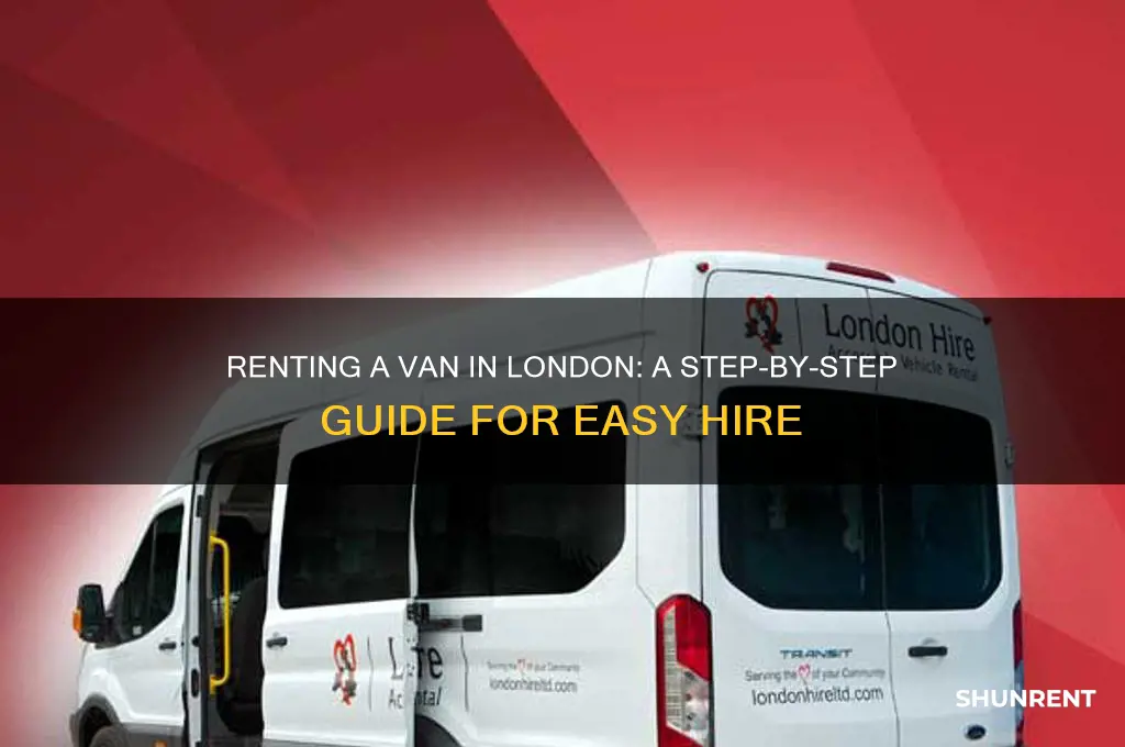 how to rent a van in london