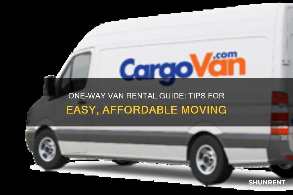 how to rent a van one way