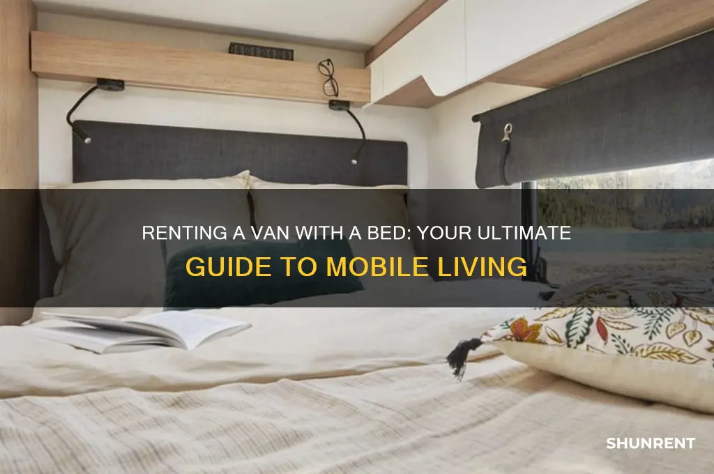 how to rent a van with a bed