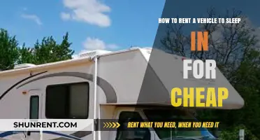Budget-Friendly Tips for Renting a Sleep-Ready Vehicle on a Shoestring