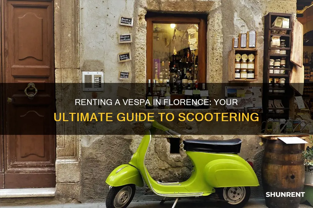 how to rent a vespa in florence