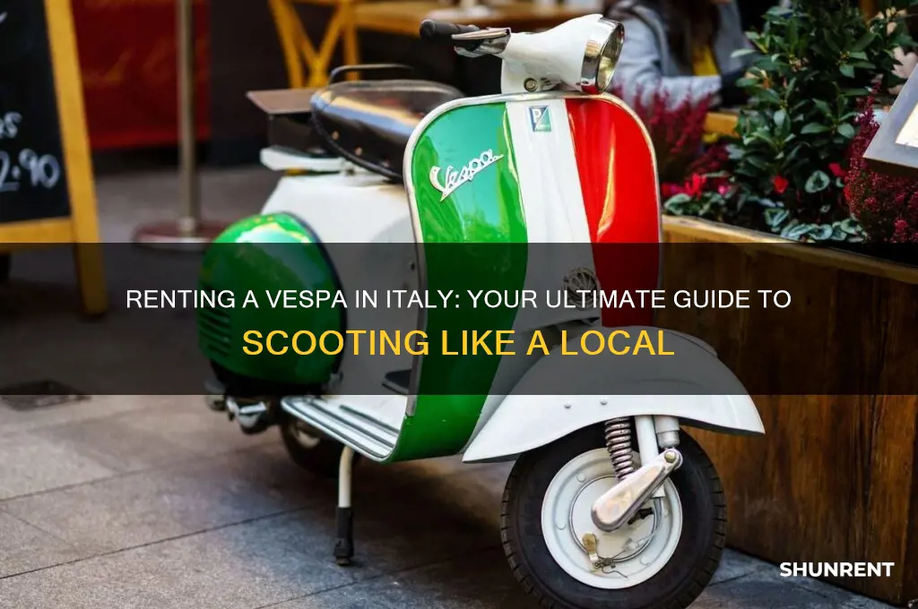 how to rent a vespa in italy
