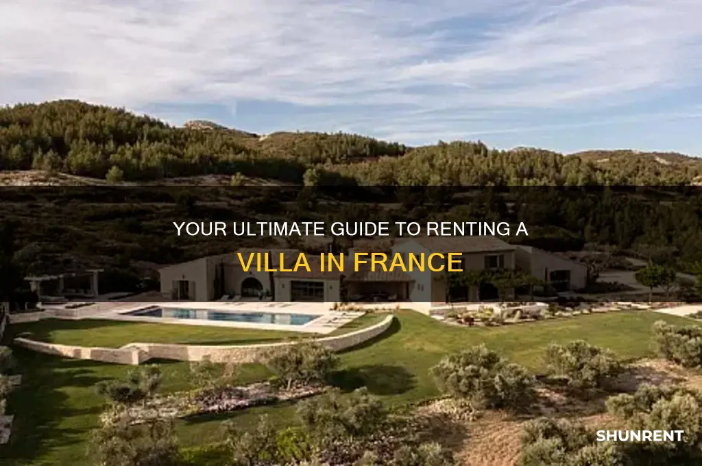 how to rent a villa in france