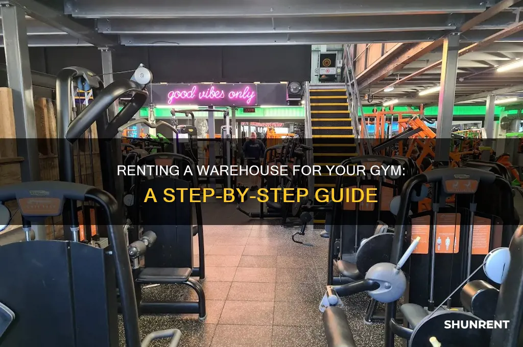 how to rent a warehouse for a gym