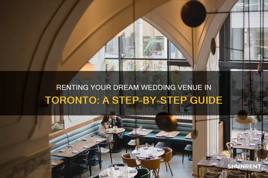 how to rent a wedding venue in toronto