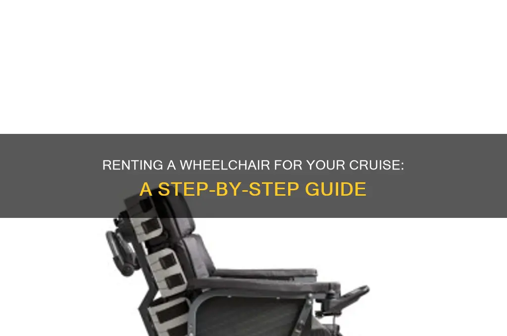 how to rent a wheelchair for a cruise