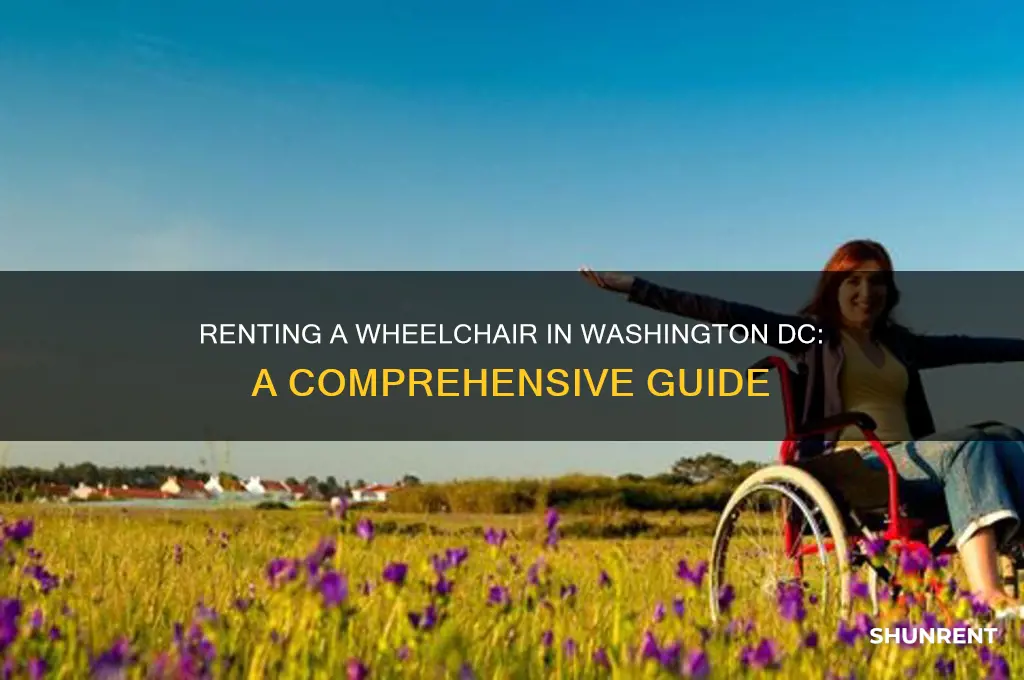 how to rent a wheelchair in washington dc