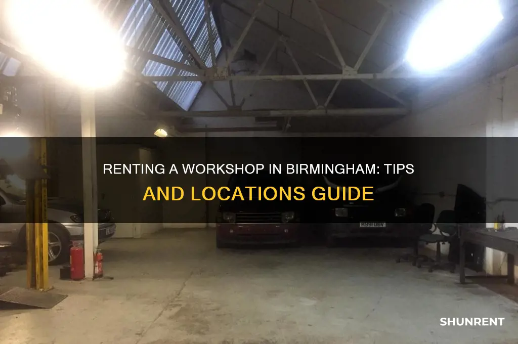 how to rent a workshop around birmingham