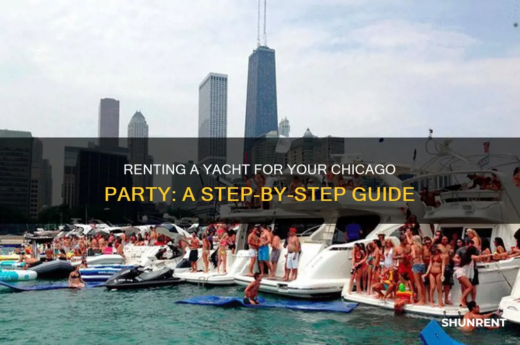 how to rent a yacht for a party in chicago