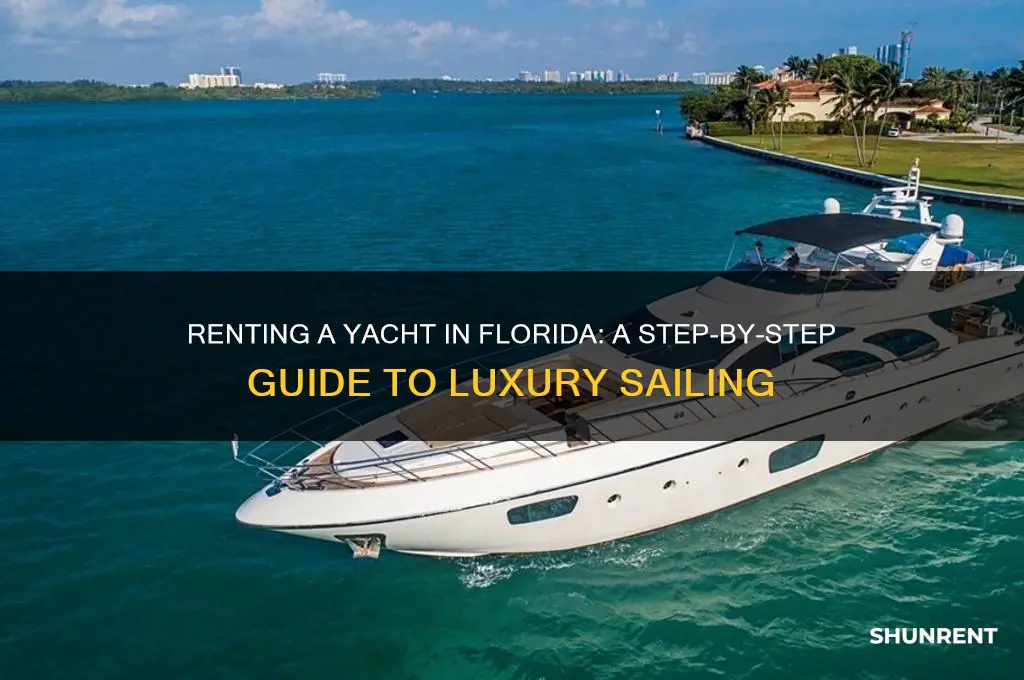 how to rent a yacht in florida
