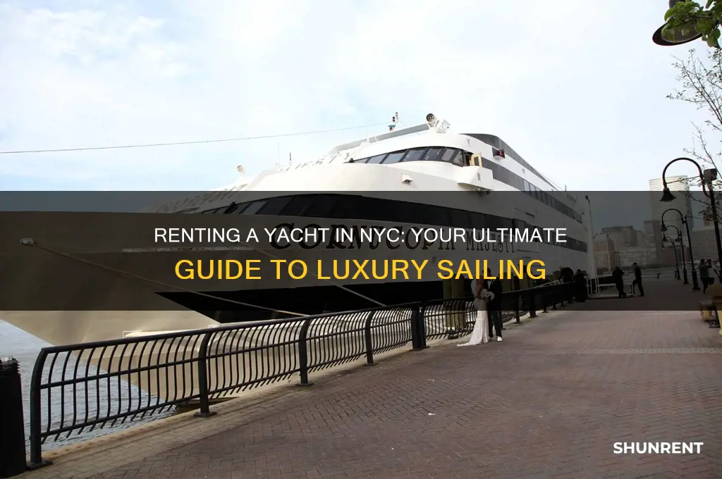 how to rent a yacht in new york