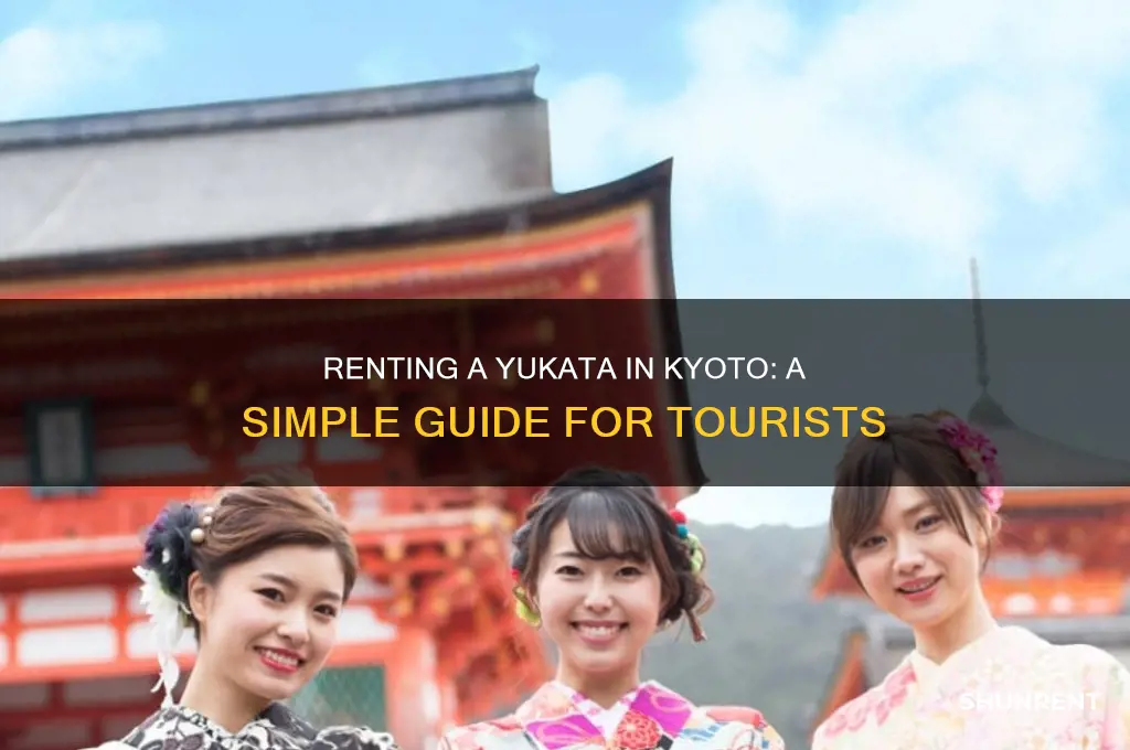 how to rent a yukata in kyoto