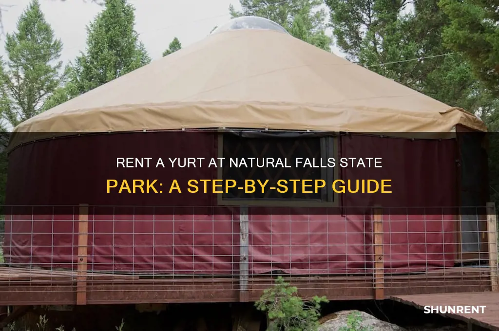 how to rent a yurt at natural falls state park