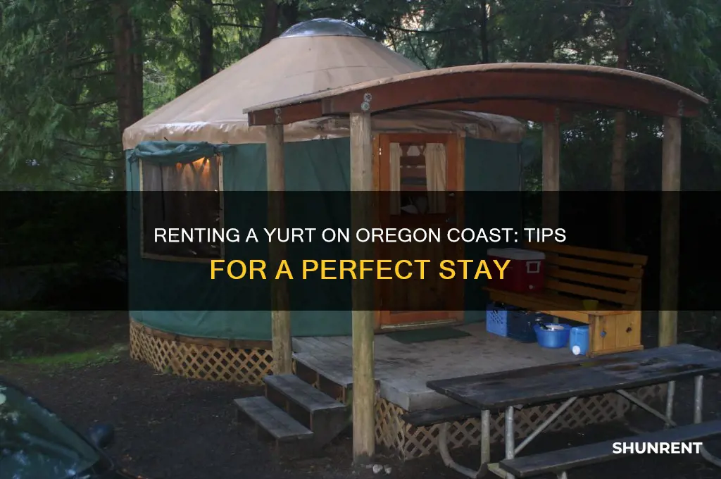 how to rent a yurt on oregon coast