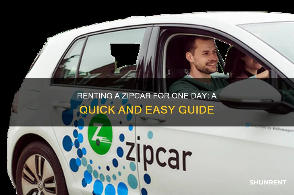 how to rent a zipcar for 1 day