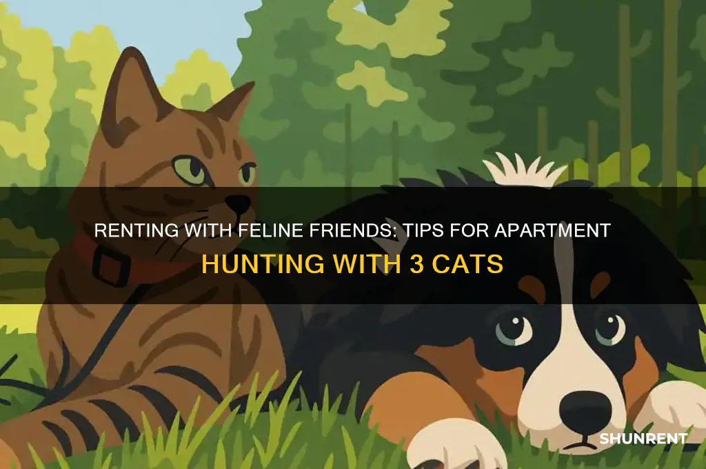 how to rent an aartment wth 3 cats