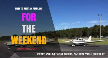 Weekend Getaway: Your Ultimate Guide to Renting an Airplane