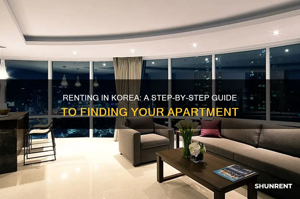 how to rent an apartmwnt in korea