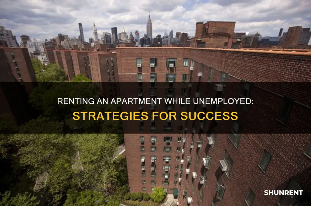 how to rent an apt when you are unemplyed