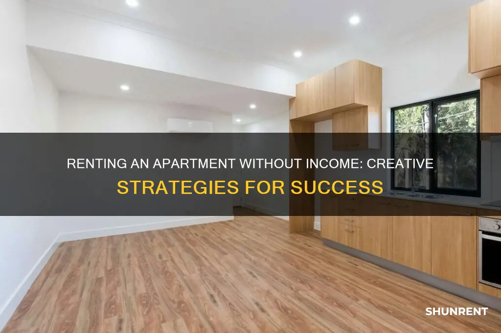 how to rent an apt without an income