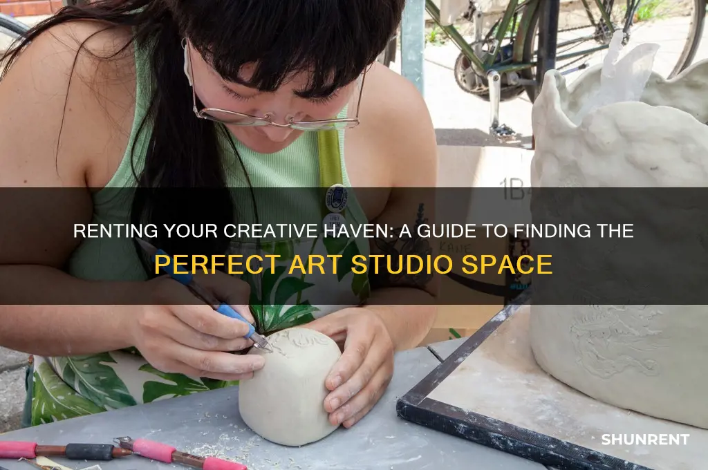 how to rent an art studio space