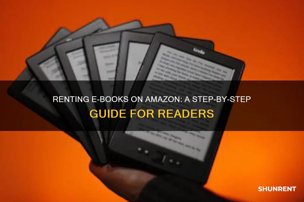how to rent an e book on amazon