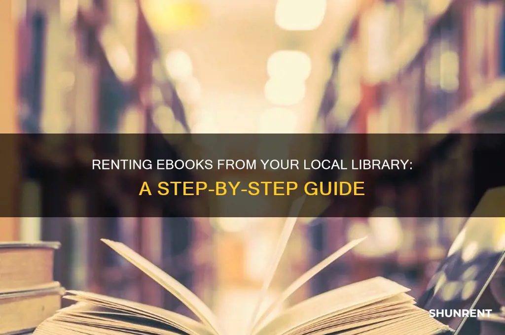 how to rent an ebook from the local library
