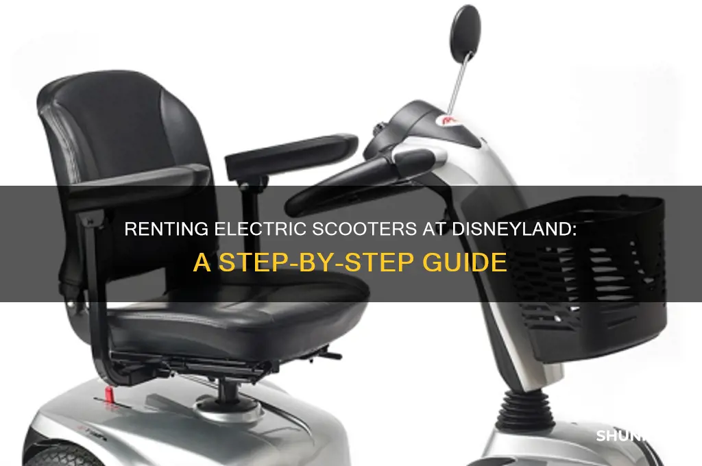 how to rent an electric scooter at disneyland