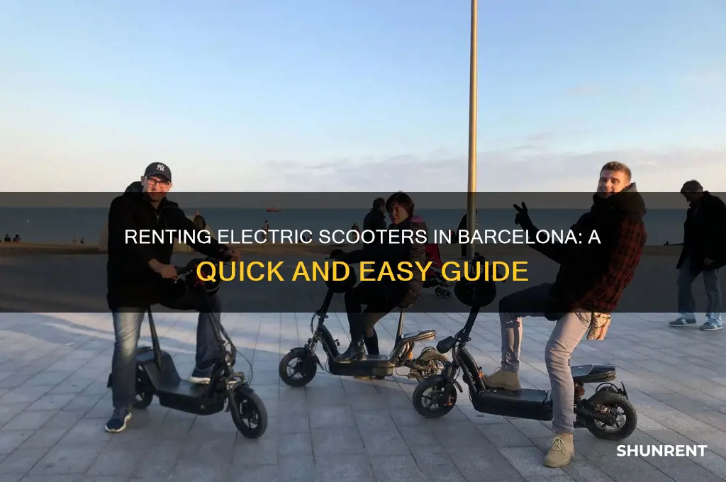 how to rent an electric scooter in barcelona