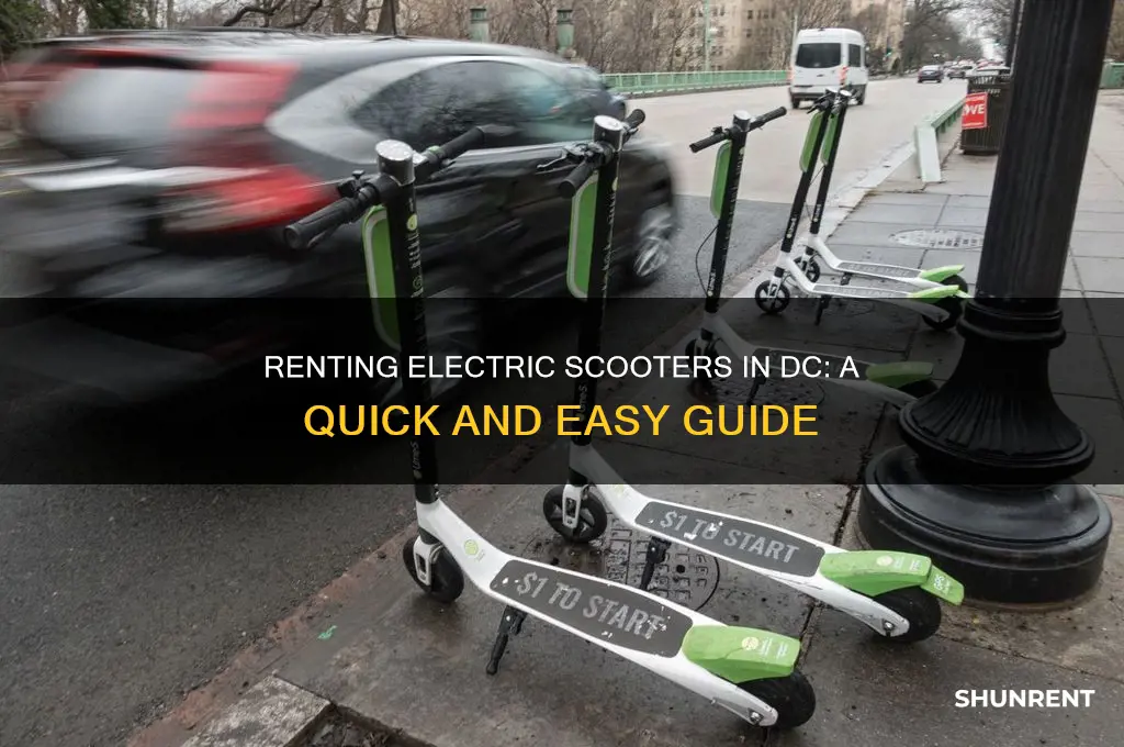 how to rent an electric scooter in dc