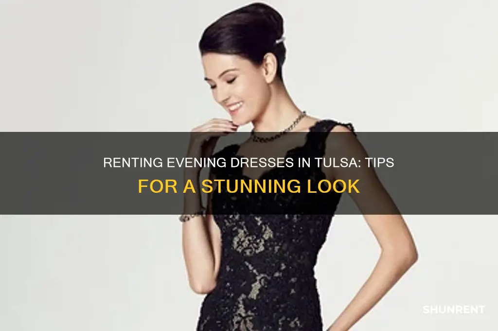 how to rent an evening dress tulsa